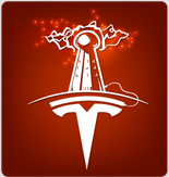 Oatmeal Logo for Tesla Museum